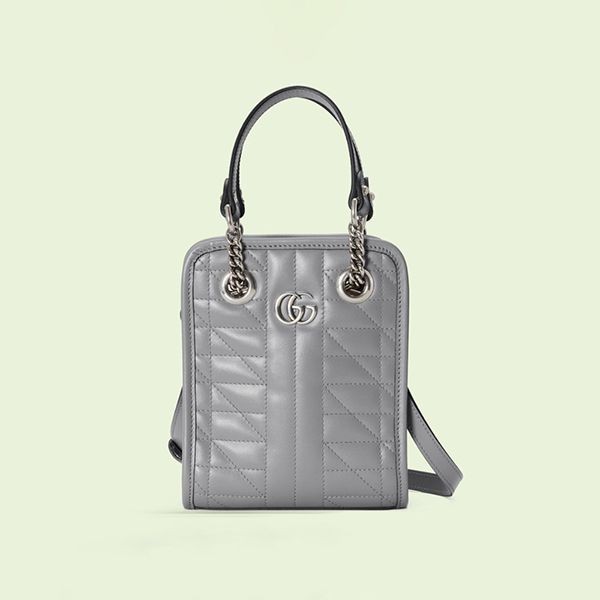 GUCCI グッチ GGマーモント 本物 キルティングミニバッグ ミニバッグ 