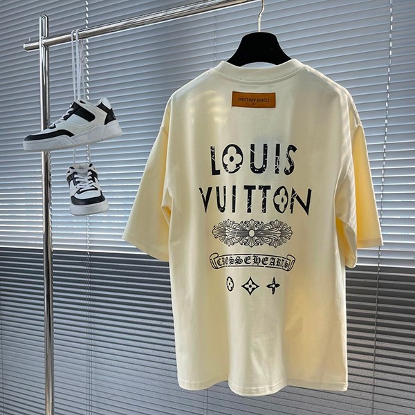 人気話題コラボ！ルイヴィトン クロムハーツ Tシャツ コピー