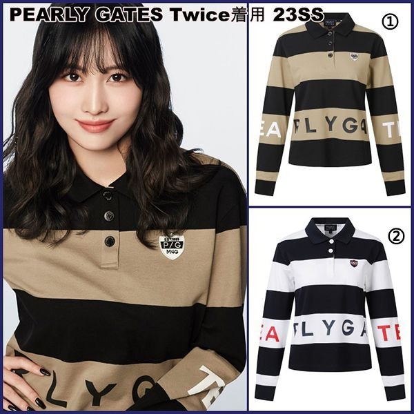 twice ナヨン 着用 韓国 パーリーゲイツ PEARLYGATES トップス twice ナヨン 着用 韓国 パーリーゲイツ PEARLYGATES トップス