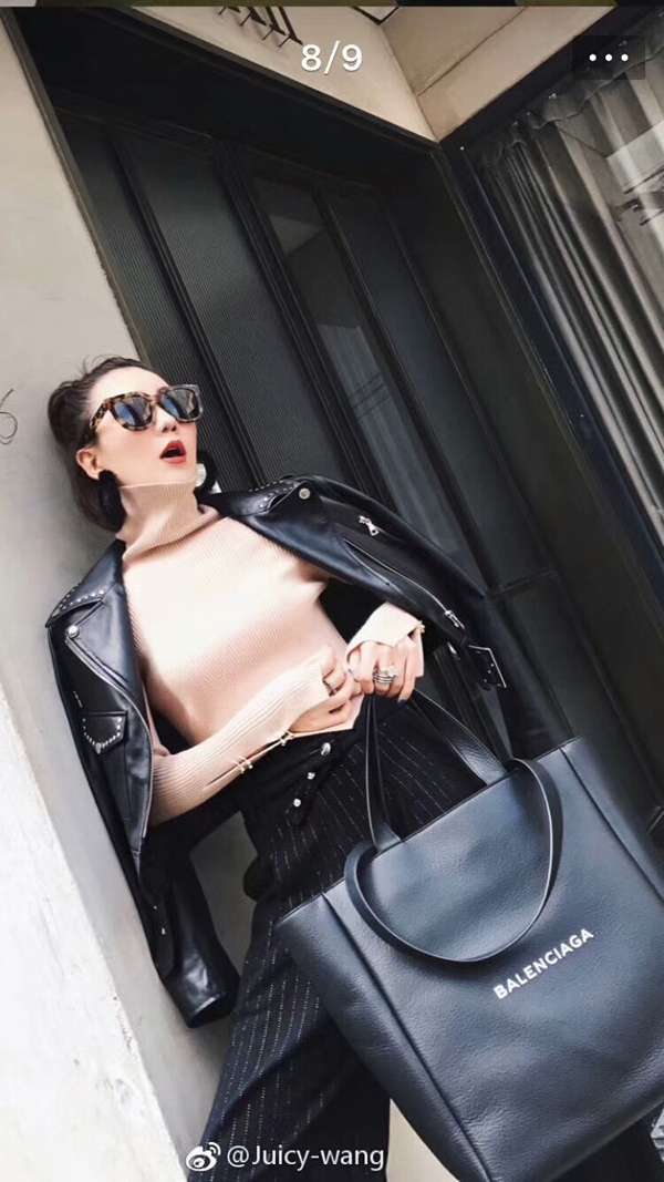 17/18AW新作 バレンシアガスーパーコピー レザートートバッグ L 