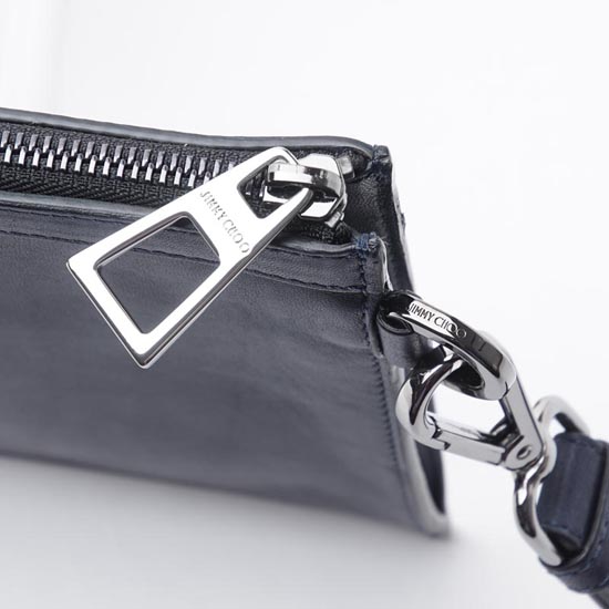 ジミーチュウ クラッチバッグ DEREK MINI デレックミニ BIKER LEATHER 